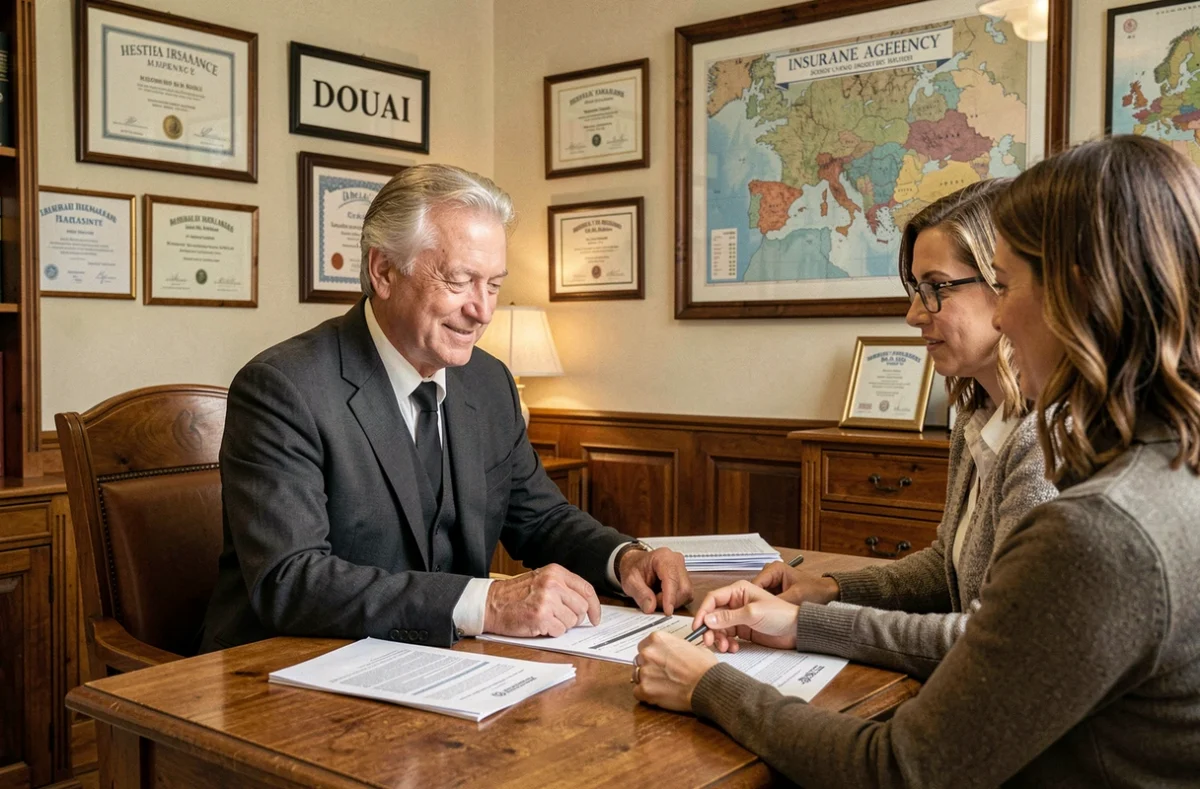 Courtier des Assurances Lefebvre à Douai accompagnant un couple dans leur dossier d'assurance auto