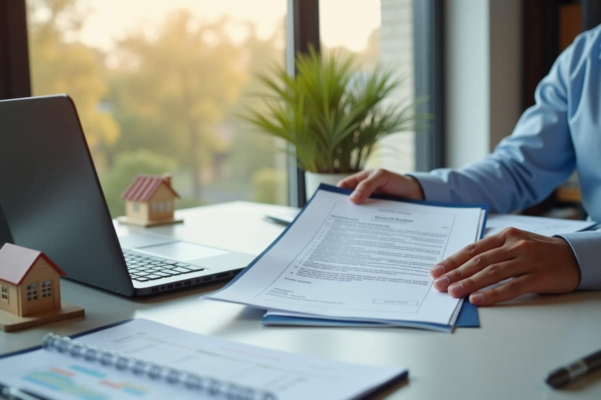 Conseiller financier présentant une approbation de prêt
